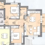 Тристаен апартамент в София, Дървеница - 105 кв.м за 1945 €/кв.м - Снимка #1