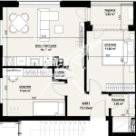 Тристаен апартамент в Бургас, Изгрев - 72 кв.м за 1181 €/кв.м - Снимка #1