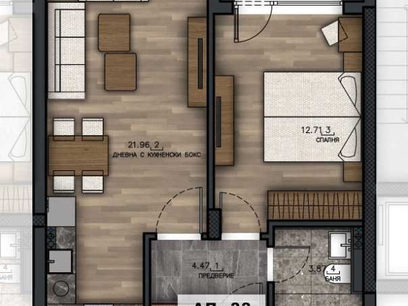 Двустаен апартамент в София, Малинова долина - 65 кв.м за 2231 €/кв.м - Снимка #1