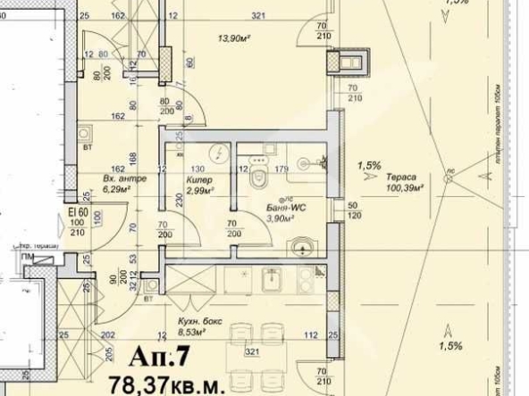 Двустаен апартамент в Варна, Младост 2 - 193 кв.м за 716 €/кв.м - Снимка #1