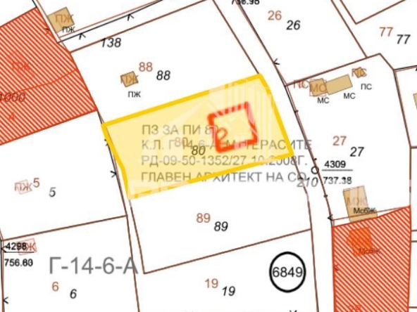 Парцел в с. Кокаляне, Област София-град - 564 кв.м за 54 €/кв.м - Снимка #1