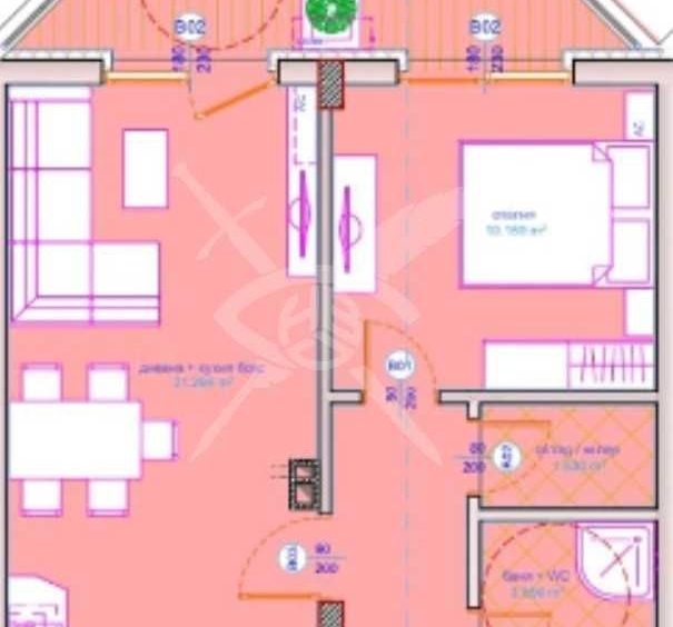 Двустаен апартамент в Бургас, Сарафово - 69 кв.м за 684 €/кв.м - Снимка #1