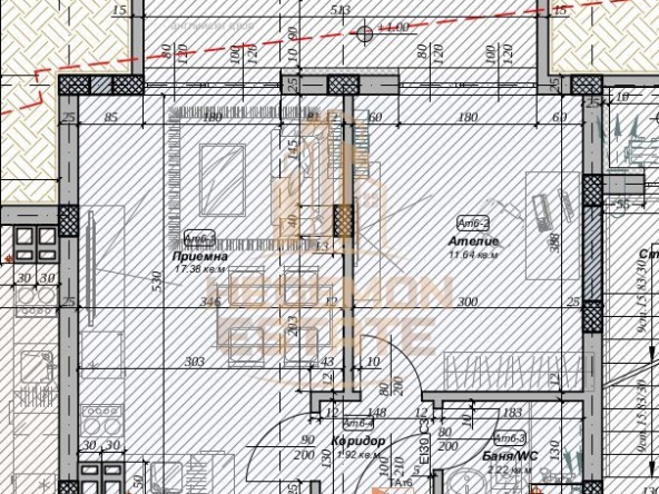 Двустаен апартамент в Варна, м-т Пчелина - 52 кв.м за 1288 €/кв.м - Снимка #1