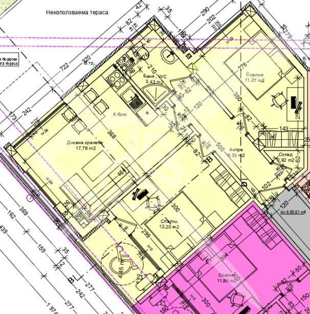 Тристаен апартамент в Бургас, Зорница - 134 кв.м за 921 €/кв.м - Снимка #1