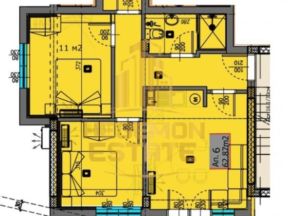 Тристаен апартамент в Варна, Виница - 70 кв.м за 1304 €/кв.м - Снимка #1