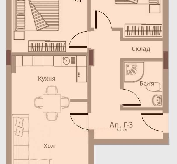 Тристаен апартамент в Бургас, Изгрев - 98 кв.м за 1397 €/кв.м - Снимка #1
