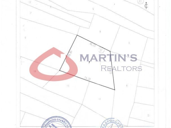 Парцел в с. Горна Малина, Област София-област - 32500 кв.м за 8 €/кв.м - Снимка #1