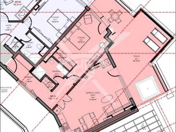 Двустаен апартамент в Поморие - 125 кв.м за 1316 €/кв.м - Снимка #1