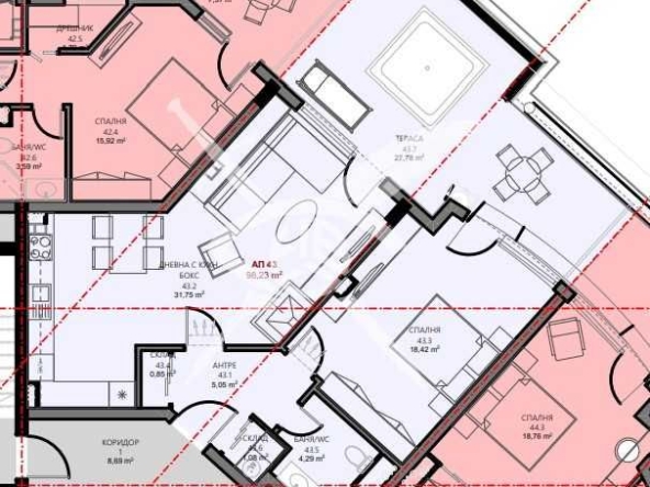 Двустаен апартамент в Поморие - 98 кв.м за 2278 €/кв.м - Снимка #1