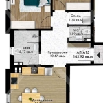 Тристаен апартамент в Пловдив, Остромила - 120 кв.м за 947 €/кв.м - Снимка #1