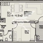 Двустаен апартамент в Бургас, Сарафово - 58 кв.м за 1246 €/кв.м - Снимка #1