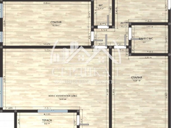 Тристаен апартамент в София, Овча купел - 131 кв.м за 1370 €/кв.м - Снимка #1