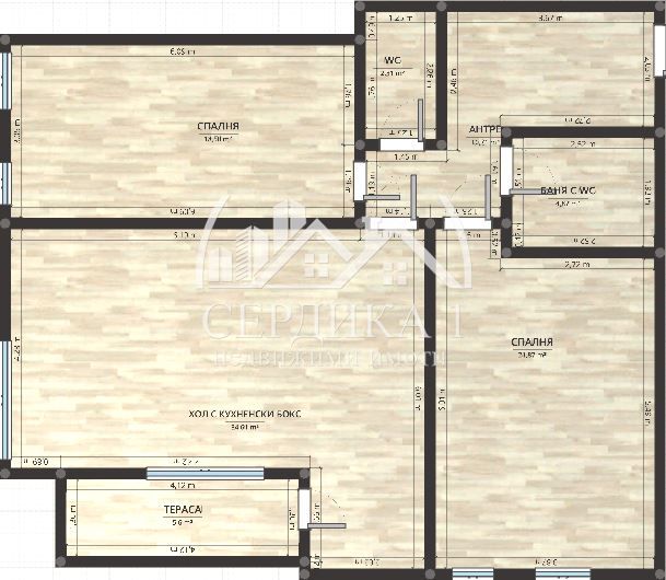 Тристаен апартамент в София, Овча купел - 131 кв.м за 1370 €/кв.м - Снимка #1