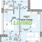 Двустаен апартамент в Пловдив, Тракия - 67 кв.м за 1389 €/кв.м - Снимка #1