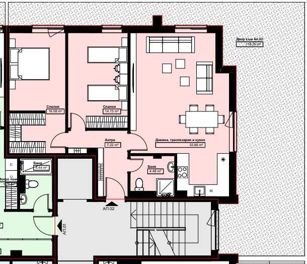 Тристаен апартамент в Асеновград - 94 кв.м за 1164 €/кв.м - Снимка #1