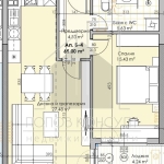 Двустаен апартамент в Пловдив, Кършияка - 79 кв.м за 1959 €/кв.м - Снимка #1