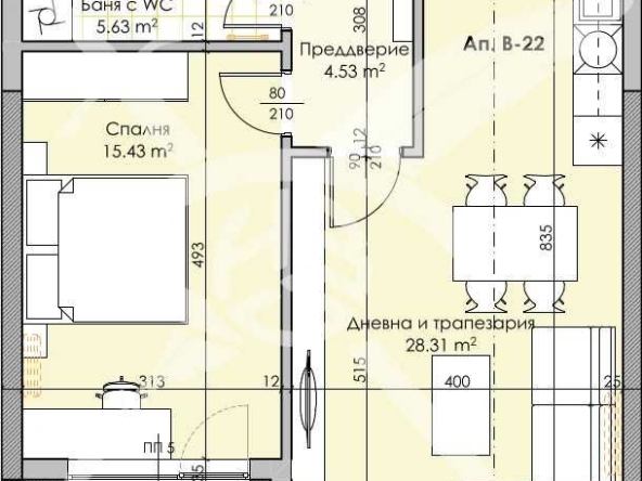 Двустаен апартамент в Пловдив, Кършияка - 79 кв.м за 690 €/кв.м - Снимка #1