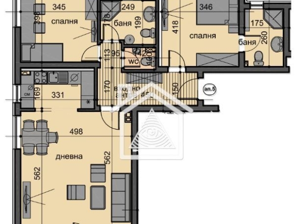 Тристаен апартамент в Пловдив, Остромила - 148 кв.м за 1014 €/кв.м - Снимка #1