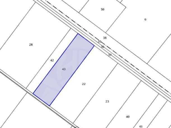 Парцел в с. Радиново, Област Пловдив - 7040 кв.м за 43 €/кв.м - Снимка #1