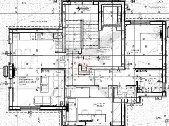 Тристаен апартамент в София, Горна баня - 103 кв.м за 1707 €/кв.м - Снимка #1