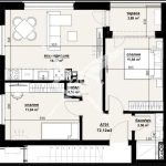 Тристаен апартамент в Бургас, Изгрев - 72 кв.м за 1195 €/кв.м - Снимка #1