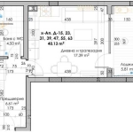 Едностаен апартамент в Пловдив, Кючук Париж - 49 кв.м за 568 €/кв.м - Снимка #1