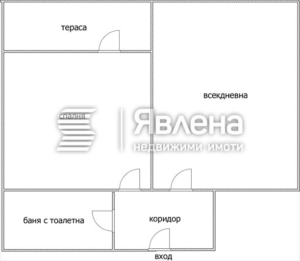 Двустаен апартамент в Бургас, Меден рудник - зона А - 57 кв.м за 772 €/кв.м - Снимка #1
