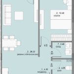 Двустаен апартамент в София, Малинова долина - 83 кв.м за 1197 €/кв.м - Снимка #1