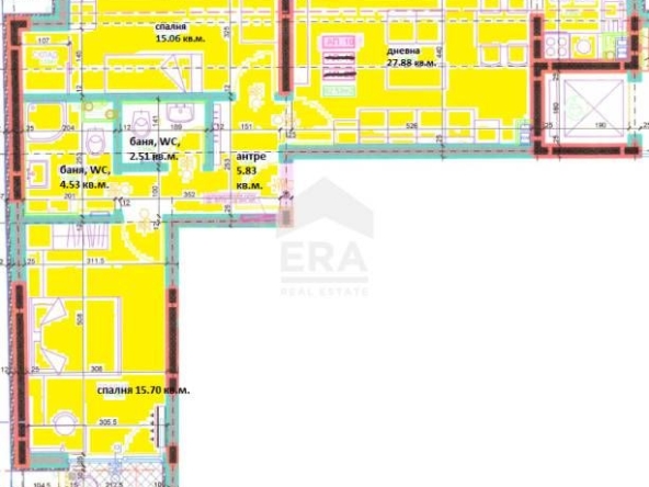 Тристаен апартамент в София, Надежда 2 - 107 кв.м за 1729 €/кв.м - Снимка #1