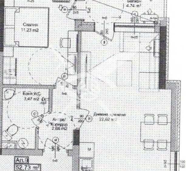 Двустаен апартамент в Айтос - 59 кв.м за 800 €/кв.м - Снимка #1