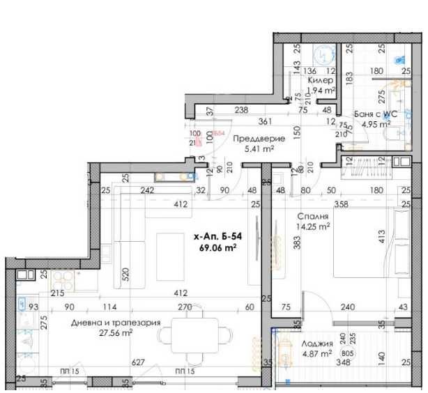 Двустаен апартамент в Пловдив, Кючук Париж - 83 кв.м за 881 €/кв.м - Снимка #1