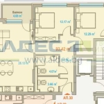 Тристаен апартамент в София, Център - 129 кв.м за 1316 €/кв.м - Снимка #1