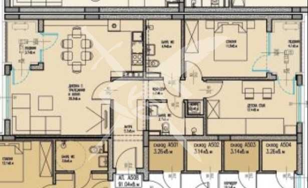 Тристаен апартамент в Бургас, Славейков - 104 кв.м за 1000 €/кв.м - Снимка #1