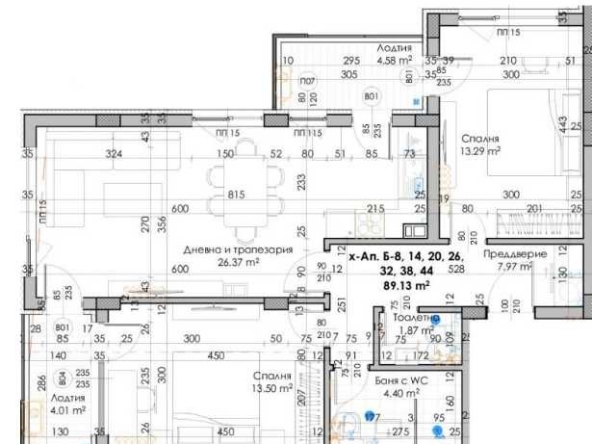 Тристаен апартамент в Пловдив, Кючук Париж - 89 кв.м за 1087 €/кв.м - Снимка #1