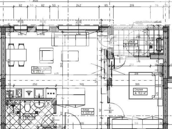Двустаен апартамент в Асеновград - 69 кв.м за 938 €/кв.м - Снимка #1