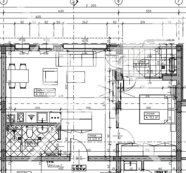 Двустаен апартамент в София, Хладилника - 69 кв.м за 938 €/кв.м - Снимка #1