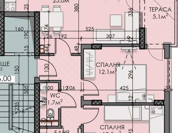 Тристаен апартамент в Айтос - 94 кв.м за 982 €/кв.м - Снимка #1