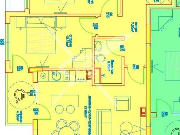 Двустаен апартамент в Бургас, Меден рудник - зона А - 66 кв.м за 646 €/кв.м - Снимка #1