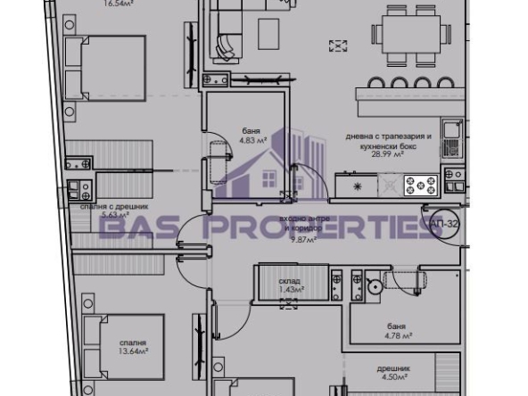 Четиристаен апартамент в София, Надежда 4 - 144 кв.м за 1375 €/кв.м - Снимка #1