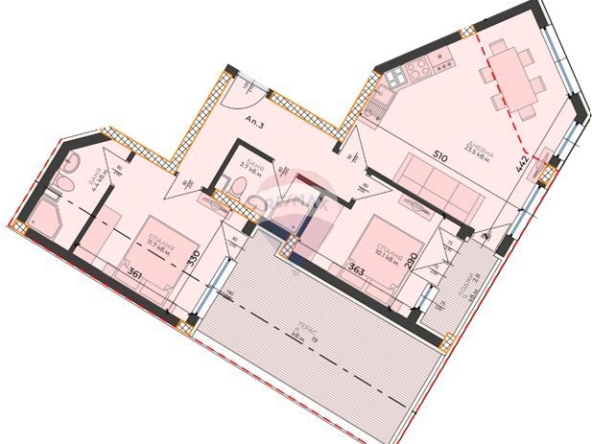 Тристаен апартамент в Варна, Христо Ботев - 112 кв.м за 1143 €/кв.м - Снимка #1