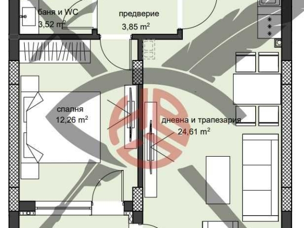 Двустаен апартамент в Пловдив, Христо Смирненски - 67 кв.м за 1091 €/кв.м - Снимка #1