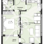 Двустаен апартамент в Пловдив, Христо Смирненски - 67 кв.м за 1301 €/кв.м - Снимка #1