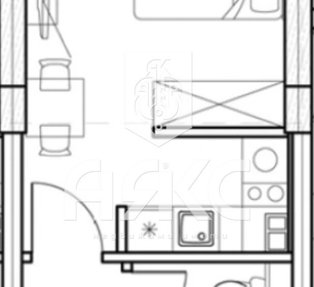 Едностаен апартамент в София, Люлин - център - 29 кв.м за 2656 €/кв.м - Снимка #1