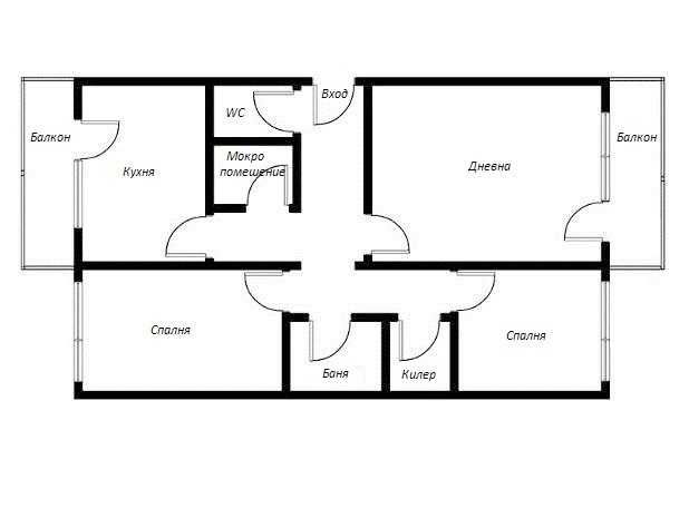 Тристаен апартамент в София, Модерно предградие - 82 кв.м за 1781 €/кв.м - Снимка #1