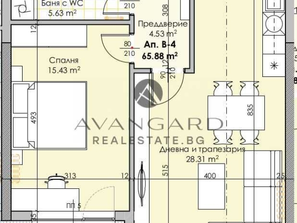 Двустаен апартамент в Пловдив, Кършияка - 80 кв.м за 1725 €/кв.м - Снимка #1