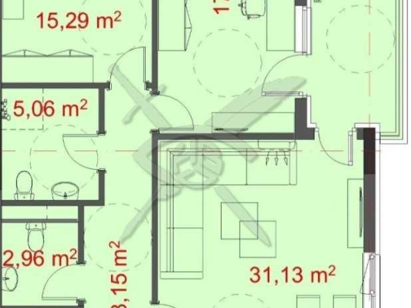 Тристаен апартамент в Бургас, Славейков - 128 кв.м за 916 €/кв.м - Снимка #1