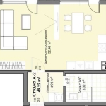 Едностаен апартамент в Пловдив, Христо Смирненски - 64 кв.м за 911 €/кв.м - Снимка #1