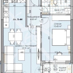 Двустаен апартамент в Пловдив, Кършияка - 79 кв.м за 1640 €/кв.м - Снимка #1