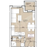 Едностаен апартамент в Созопол - 43 кв.м за 1419 €/кв.м - Снимка #1