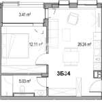 Двустаен апартамент в Пловдив, Христо Смирненски - 65 кв.м за 1991 €/кв.м - Снимка #1